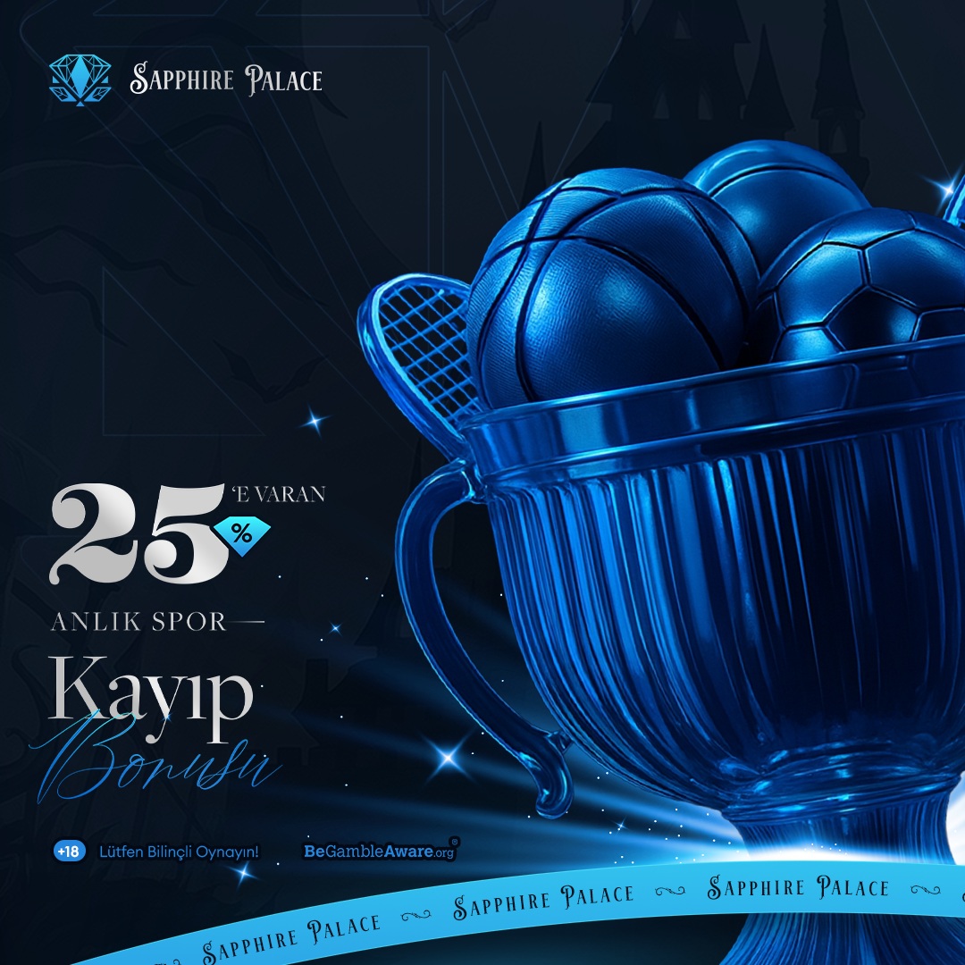 Sapphire Palace canlı spor yayını eşliğinde bahis yapmanın keyfini yaşayın. Futbol, basketbol, tenis maçlarını canlı izlerken anlık bahis yapın ve heyecanı katlayın.